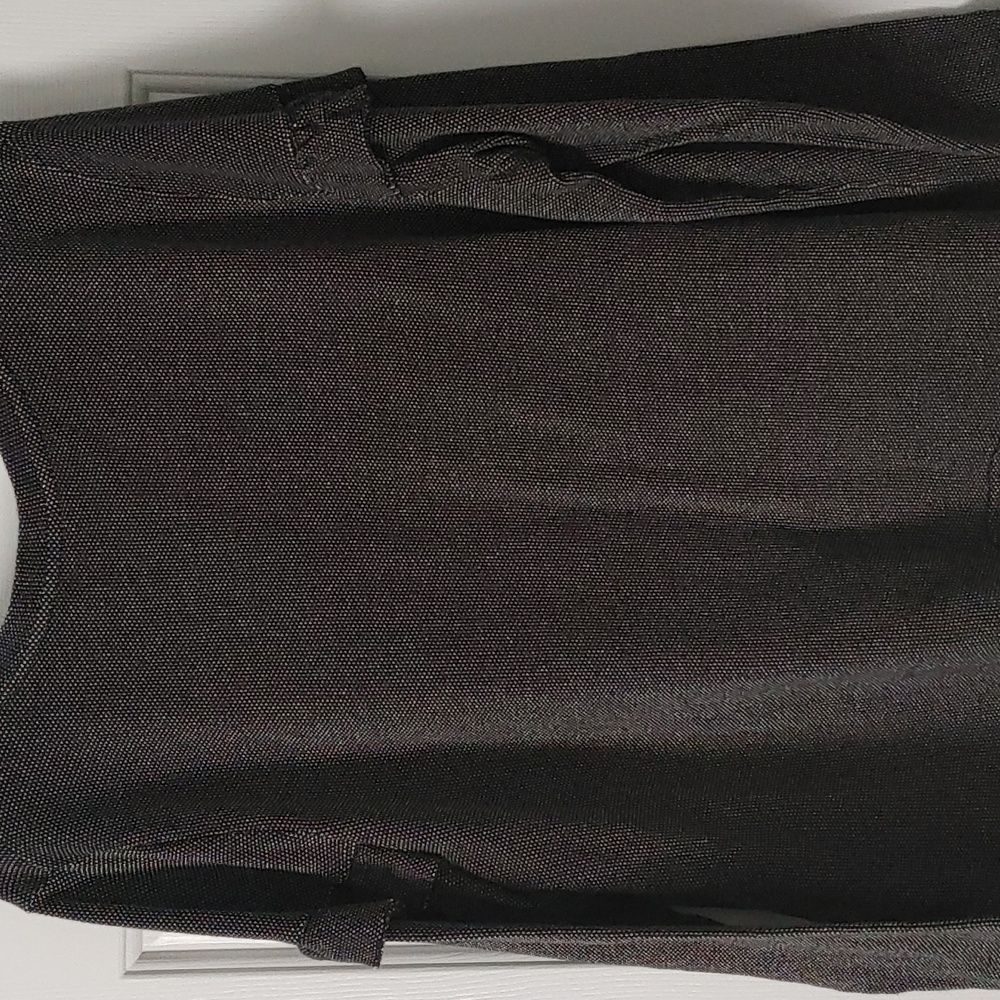 SALE 2/$12 Ava & Viv Black Long Sleeve Top with Ruffle Accent Womens 3X Rosette - Picture 6 of 8
